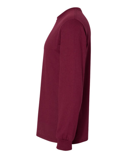 Gildan DryBlend® 50/50 Long Sleeve T-Shirt 8400 #color_Maroon