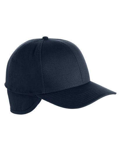 Harriton ClimaBloc™ Ear-Flap Cap M802 #color_DARK CHARCOAL