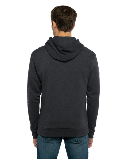 Next Level Unisex Malibu Pullover Hooded Sweatshirt 9302 #color_HTHR MIDNITE NVY