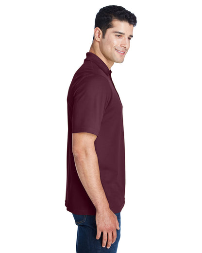 Core365 Men's Origin Performance Piqué Polo 88181 #color_BURGUNDY