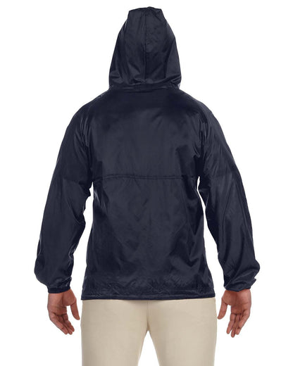 Harriton Adult Packable Nylon Jacket M750 #color_NAVY