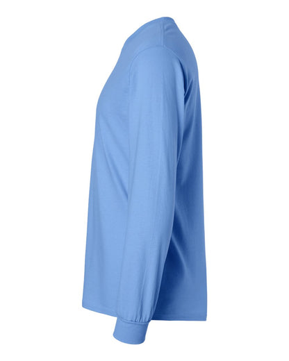 Gildan Ultra Cotton® Long Sleeve T-Shirt 2400 #color_Carolina Blue