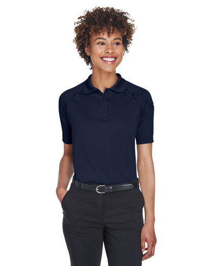 Harriton Ladies' Advantage Snag Protection Plus Tactical Polo M211W #color_DARK NAVY