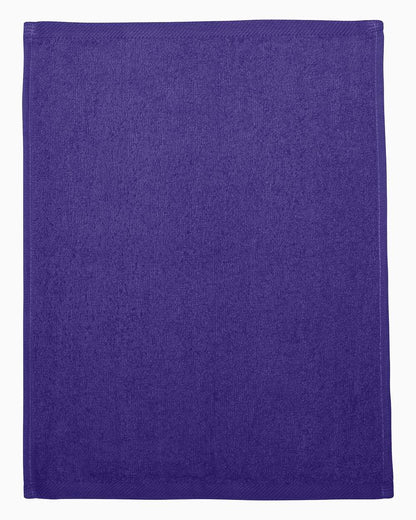 Q-Tees Hemmed Fingertip Towel T600 #color_Purple