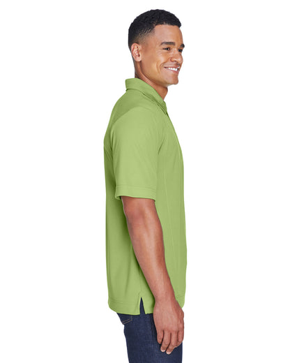 North End Men's Recycled Polyester Performance Piqué Polo 88632 #color_CACTUS GREEN