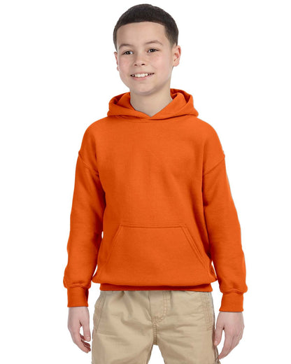 Gildan Youth Heavy Blend™ Hooded Sweatshirt G185B #color_ORANGE