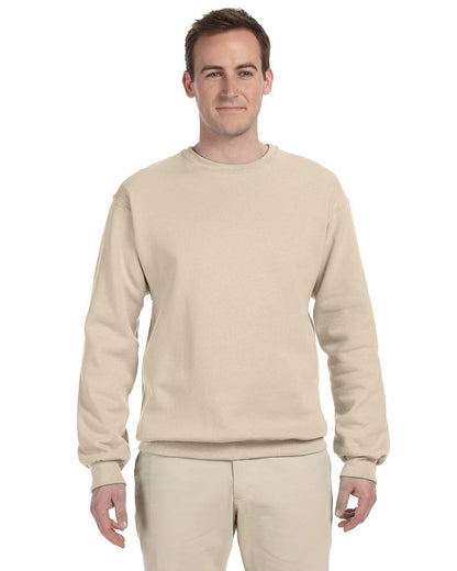 JERZEES Adult NuBlend® Fleece Crew 562 #color_SANDSTONE