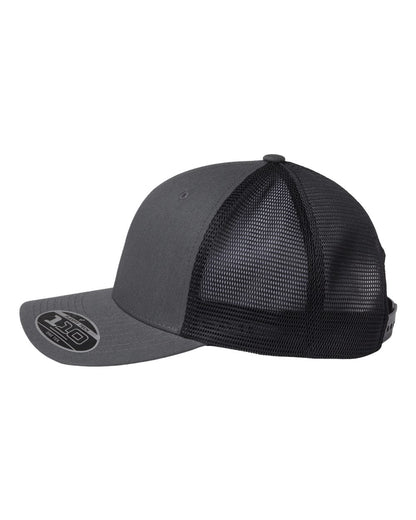 Flexfit 110® Mesh-Back Cap 110M #color_Charcoal/ Black