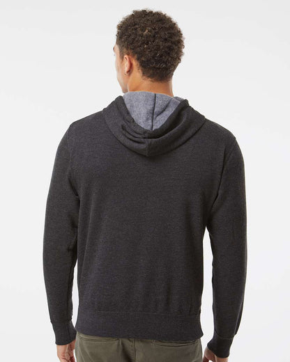 Independent Trading Co. Lightweight Hooded Sweatshirt AFX90UN #colormdl_Charcoal Heather