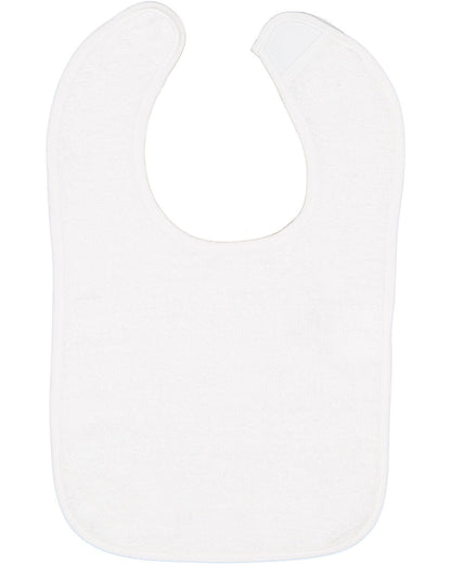 Rabbit Skins Infant Contrast Trim Terry Bib 1003 Rabbit Skins Infant Contrast Trim Terry Bib 1003