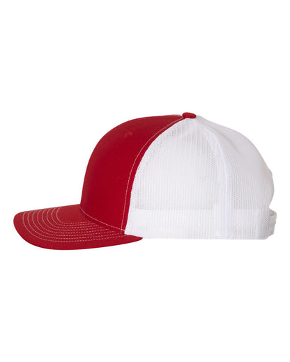 Richardson Snapback Trucker Cap 112 #color_Red/ White