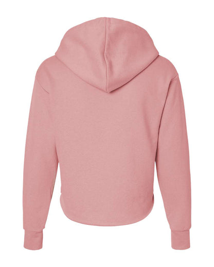 Next Level Ladies' Cropped Pullover Hooded Sweatshirt 9384 #color_Desert Pink