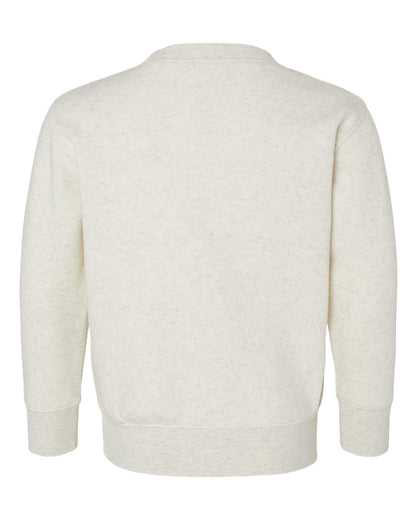 Rabbit Skins Toddler Fleece Crewneck Sweatshirt 3317 #color_Natural Heather
