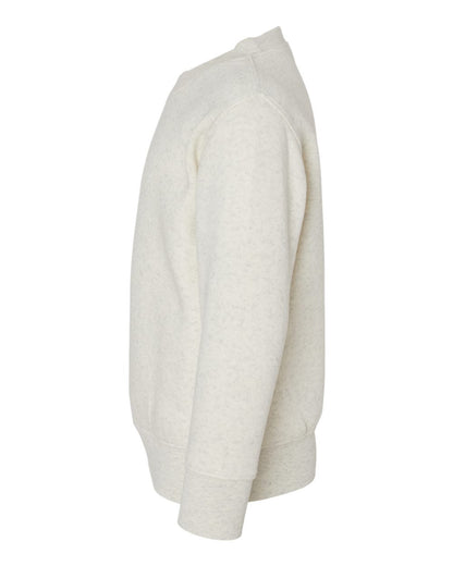 Rabbit Skins Toddler Fleece Crewneck Sweatshirt 3317 #color_Natural Heather
