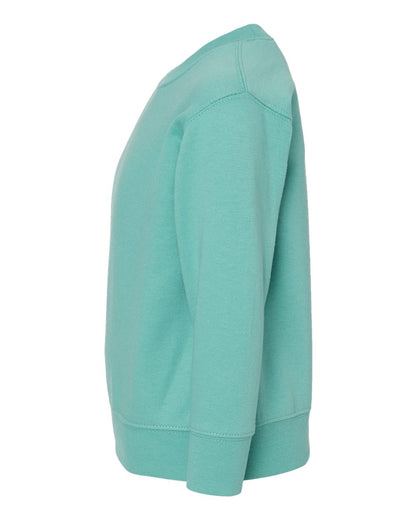 Rabbit Skins Toddler Fleece Crewneck Sweatshirt 3317 #color_Saltwater