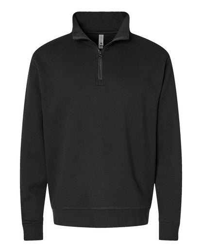 Next Level Unisex Fleece Quarter-Zip 9643 #color_Black