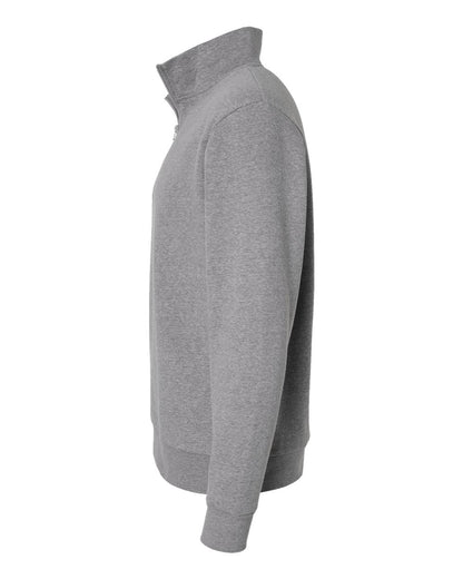 Next Level Unisex Fleece Quarter-Zip 9643 #color_Heather Grey