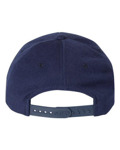 YP Classics Premium Curved Visor Snapback Cap 6789M #color_Navy