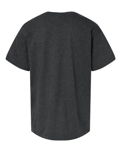 Gildan Softstyle® Youth CVC T-Shirt 67000B #color_Pitch Black Mist