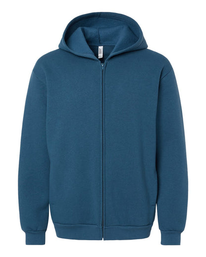 American Apparel ReFlex Fleece Full-Zip Hoodie RF497 #color_Sea Blue