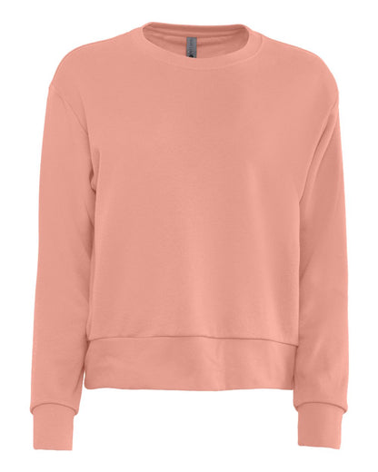 Next Level Ladies' Laguna Sueded Sweatshirt 9084 #color_Desert Pink
