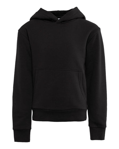 Next Level Youth Fleece Pullover Hooded Sweatshirt 9113 #color_Black