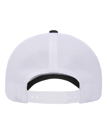 Yupoong Classics® Low Profile Trucker Cap 6601 #color_Black/ White