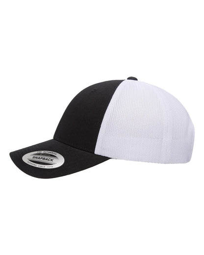 Yupoong Classics® Low Profile Trucker Cap 6601 #color_Black/ White