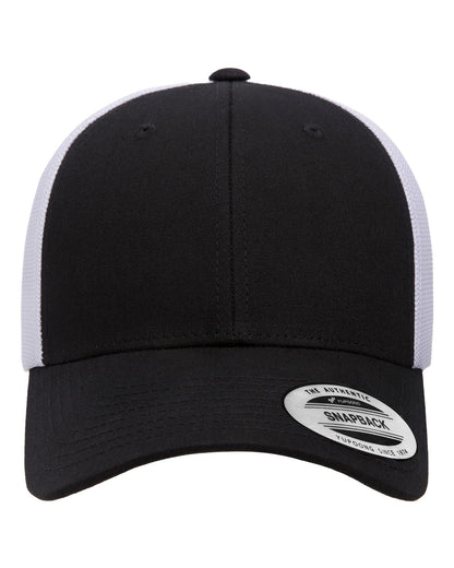 Yupoong Classics® Low Profile Trucker Cap 6601 #color_Black/ White