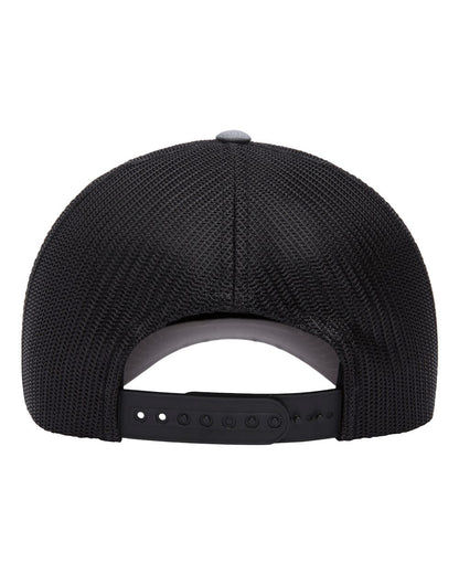 Yupoong Classics® Low Profile Trucker Cap 6601 #color_Heather/ Black
