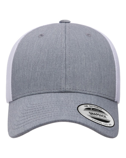 Yupoong Classics® Low Profile Trucker Cap 6601 #color_Heather/ White