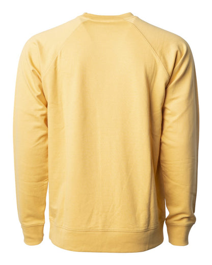 Independent Trading Co. Icon Lightweight Loopback Terry Crewneck Sweatshirt SS1000C #color_Harvest Gold