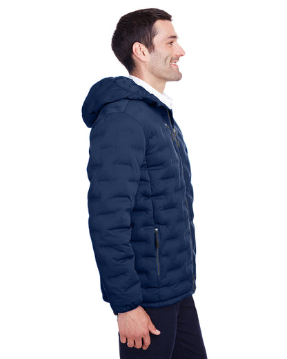 North End Men's Loft Puffer Jacket NE708 #color_CLASSC NVY / CRBN