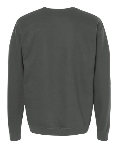 M&O Unisex Crewneck Fleece 3340 #color_Charcoal