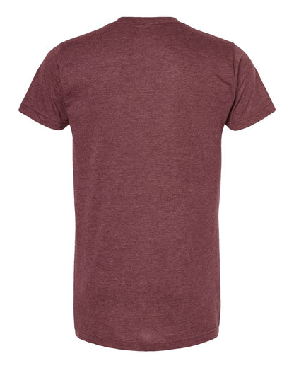 M&O Fine Jersey T-Shirt 4502 #color_Heather Burgundy