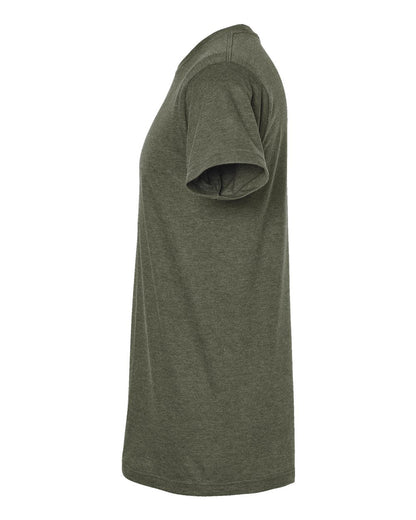 M&O Fine Jersey T-Shirt 4502 #color_Heather Military Green