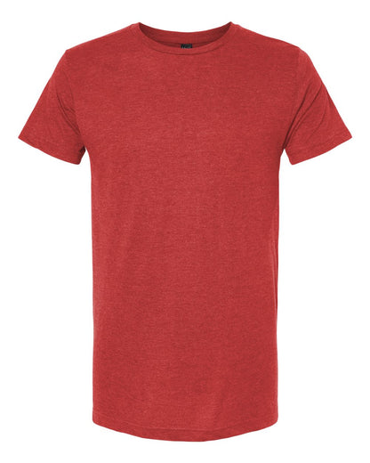 M&O Fine Jersey T-Shirt 4502 #color_Heather Red