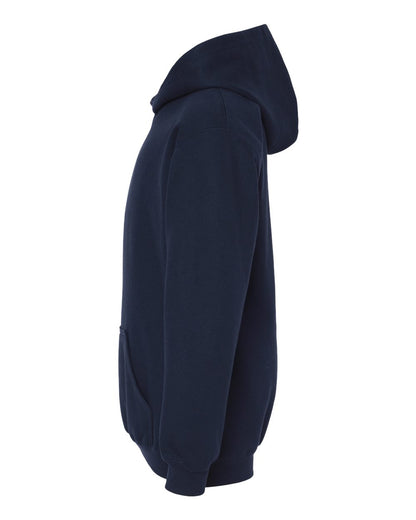M&O Youth Fleece Pullover Hoodie 3322 #color_Navy