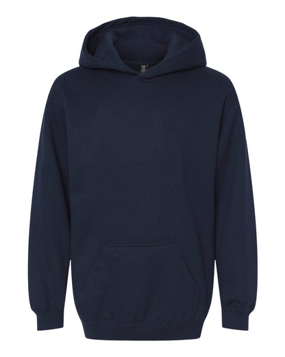 M&O Youth Fleece Pullover Hoodie 3322 #color_Navy