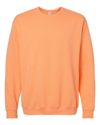 M&O Unisex Crewneck Fleece 3340 #color_Cantaloupe