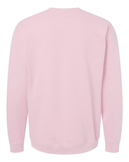 M&O Unisex Crewneck Fleece 3340 #color_Light Pink