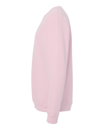 M&O Unisex Crewneck Fleece 3340 #color_Light Pink