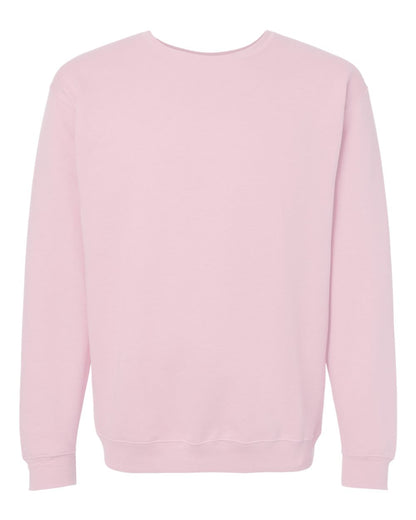 M&O Unisex Crewneck Fleece 3340 #color_Light Pink