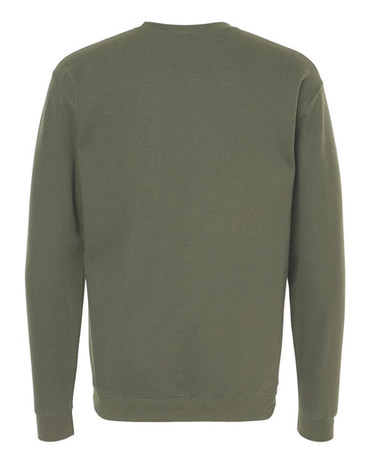 M&O Unisex Crewneck Fleece 3340 #color_Military Green