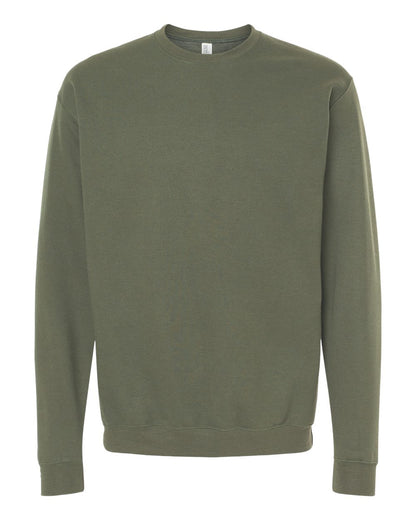 M&O Unisex Crewneck Fleece 3340 #color_Military Green