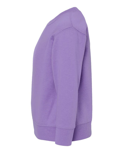 Rabbit Skins Toddler Fleece Crewneck Sweatshirt 3317 #color_Lavender