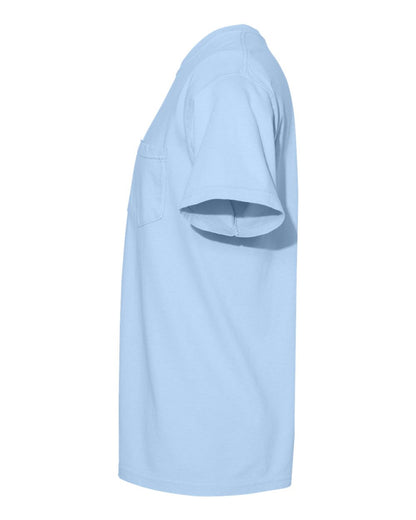 Comfort Colors Garment-Dyed Heavyweight Pocket T-Shirt 6030 #color_Hydrangea