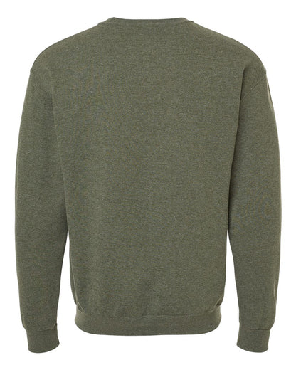 JERZEES NuBlend® Crewneck Sweatshirt 562MR #color_Military Green Heather