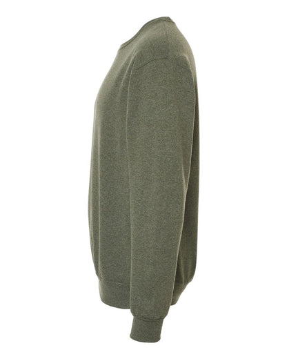 JERZEES NuBlend® Crewneck Sweatshirt 562MR #color_Military Green Heather