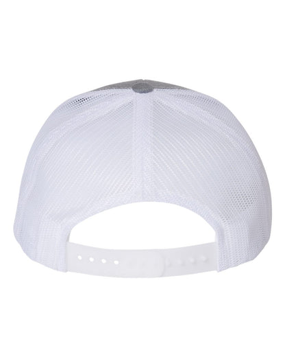 Richardson Youth Trucker Snapback Cap 112Y #color_Heather Grey/ White